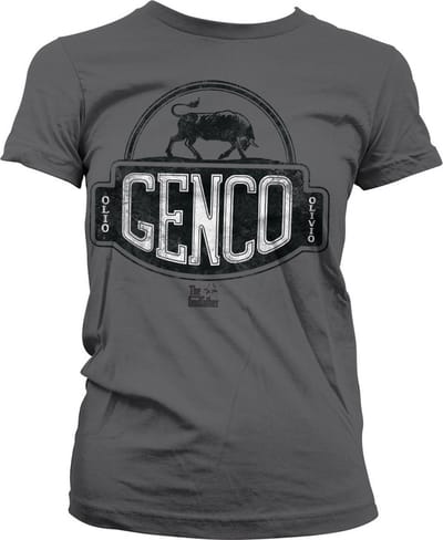 The Godfather Genco Olive Oil Girly Tee dames-T-shirt donkergrijs