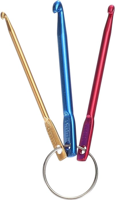 Haaknaalden Set - Breinaalden Haken - Handwerk Knutselen - Ergonomische Handgrepen - 3 Stuks 3-5mm - Veelkleurig
