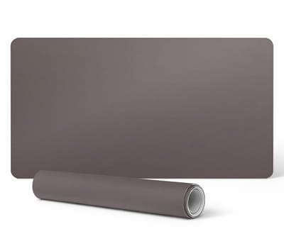 Antislip bureauonderlegger met patroon, bruin, 90x45 cm