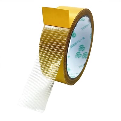 Dailygoods- Weefseltape dubbelzijdig - Transparante tape - Zelfklevend - Voor stoffen - Voor gordijnen/tapijt - 3 cm breed - Dubbelzijdige Tape
