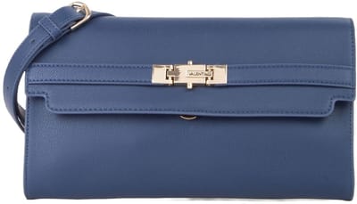 VALENTINO schoudertas koppeling Fae Re Pochette Bag Blu donkerblauw