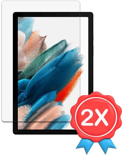 Screenprotector Glas - Tempered Glass Screen Protector Geschikt voor: Samsung Galaxy Tab A8 (2021/2022) - 10.5 Inch (SM-X200/X205/X207) - 2x