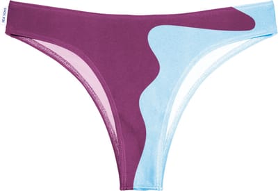 SEA'SONS - Bikini Broekje Dames - Kleurveranderend - Cherry blauw - Maat XL