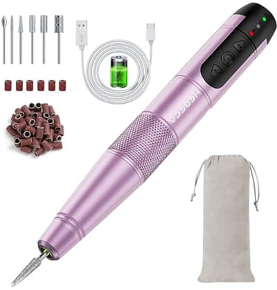 Professionele Draadloze Elektrische Nagelboor - 12-in-1 Set voor Manicure en Pedicure