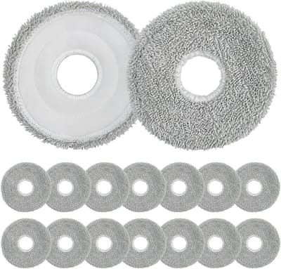 Set van 2 Mopdoeken met 2 Vervangende Schoonmaakplaten voor Dreame L10S Pro en L20 Ultra - Efficiënt Schoonmaken en Vervangen