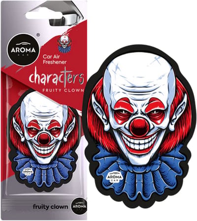 Aroma Car - Characters - Fruity Clown - Car Airfreshner