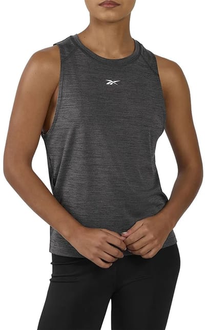 Reebok Mouwloos T-shirt Grijs XS Vrouw