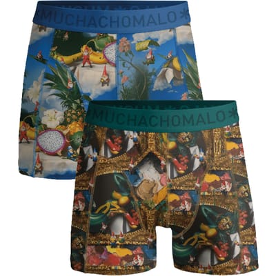 Muchachomalo Boxershort Heren – 2 Pack – 95% Katoen – Heren Ondergoed – Kleding – Stevig Ondergoed – Onderbroeken Heren