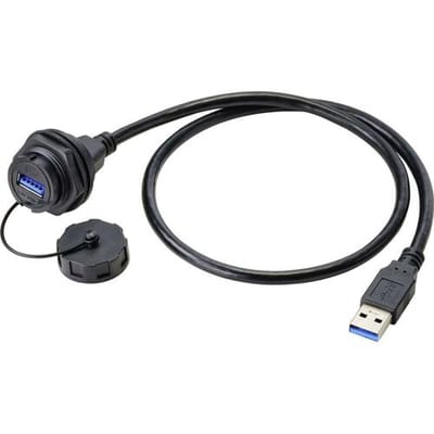 TRU COMPONENTS USB 3.0-inbouwbus type A Bus, inbouw 50 cm IP67 Inhoud: 1 stuk(s)