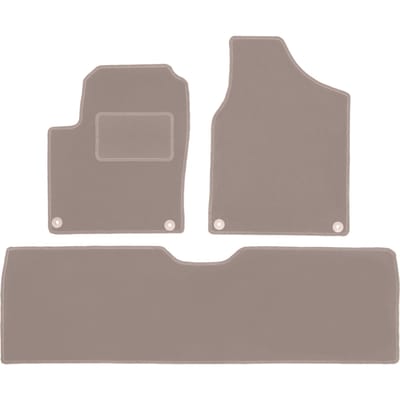 Beige veloursmatten voor: Ford Galaxy MK1 minivan (1995-2006)