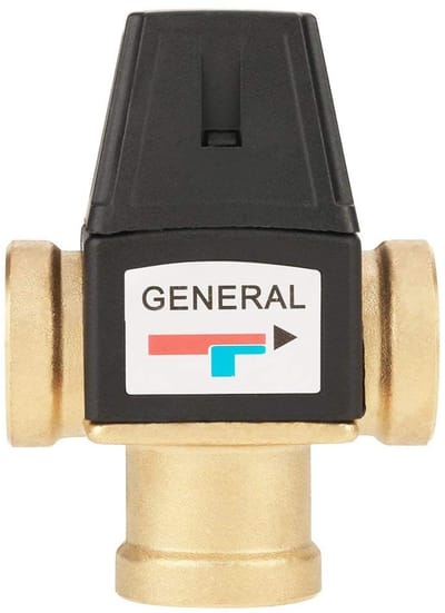 Allecto - Thermostatische Mengventiel - DN20 - Hoogwaardige Waterregeling - Compact Formaat - Regelbare Temperatuur - Voor Koud en Warm Water