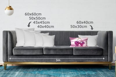 Sierkussens - Kussentjes Woonkamer - 50x30 cm - Glitter - Discobol - Roze - Kersen