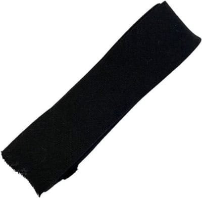 biaisband katoen zwart - 20 mm x 2 m - oaki doki - biesband - biais band - rand afwerking bij kleding, kussens etc
