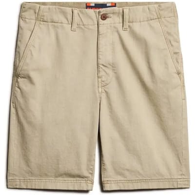 Superdry Broek Vintage International Short M7110397a Tan Mannen Maat - W28