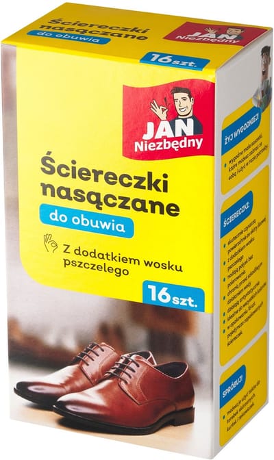 Jan Niezbędny - Doekjes voor Schoenen - Bijenwas - 16 stuks