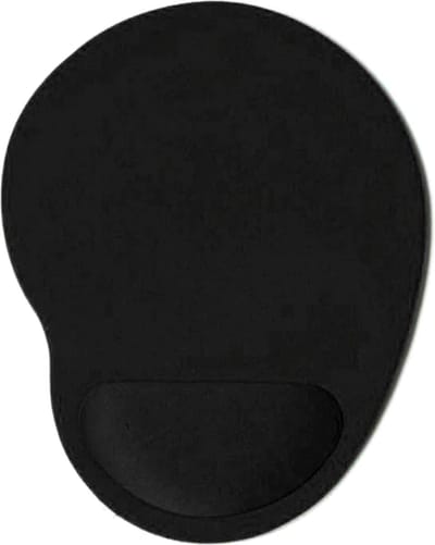 New Age Devi - Muismat - Traagschuim Pols Ondersteuning - Ergonomische Muismat - Zwart