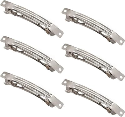 20 Stuks IJzeren Lege Franse Haarspeld Clips van 97mm - Grote Platinum Clips voor DIY Haaraccessoires en Sieradenmaken