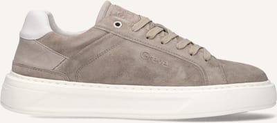 Greve Delft Sneakers - Suède - Heren - Taupe - Maat 41