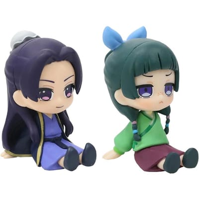 6cm Bureau Mignon Les Carnets de l'Apothicaire Maomao Jinshi Style Kwaii Figurine Anime Jouets Modèle PVC Poupée Collectionneur Cadeau d'Anniversaire