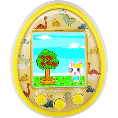 Cartoon elektronisch huisdierspel Handheld virtueel huisdier Kinderspeelgoedcadeau geel