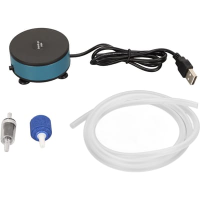 Aquarium Zuurstofpomp Ultra Stil USB Stekker Draagbare Vis Tank Beluchter voor Vis Tanks Buiten white