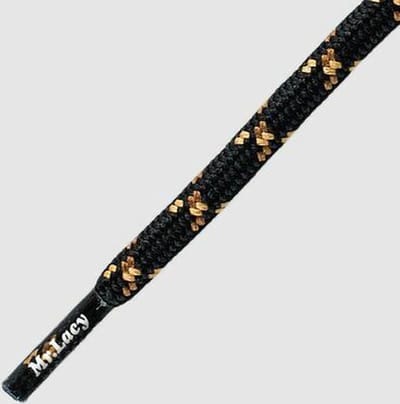 Mr. Lacy - Schoenveters  - Outdoorveters - Bergschoenveters - Hikies - Rond - Zwartbruin / Lichtbruin - Waterafstotend - Lengte 120 cm
