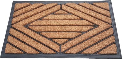 Deurmat Kokos / Rubber 40x70 cm - Ruit