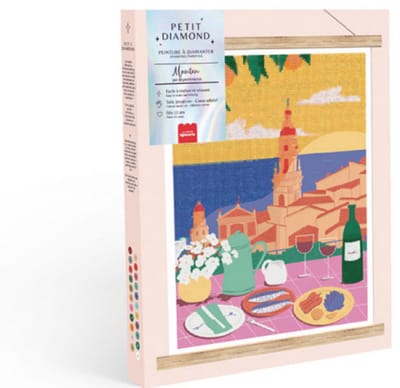 La Petite Epicerie Diamond Painting Kit "Chin-Menton" 329g H33xW25.5xL3.5cm Creatieve | Hobbyset | kinderen en volwassenen