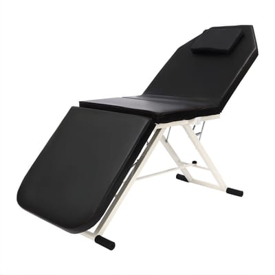Opvouwbare Massagetafel - Behandeltafel - Professionele massage - Ontspanning - Voor Spa, Salon, Kliniek & Thuis - Inclusief Kussen - Wit