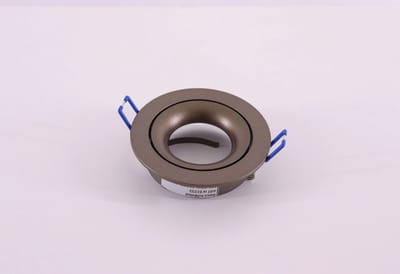 Inbouwspot GU10 cacao - Zaagmaat 8cm - Kantelbaar