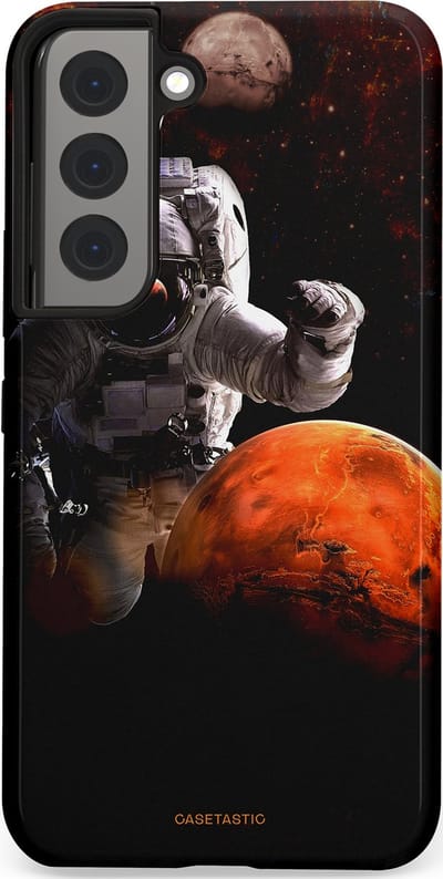 Casetastic Hoesje Geschikt voor Samsung S22 - Stijlvolle Beschermende Duo-layer Case - Stellar avontuur