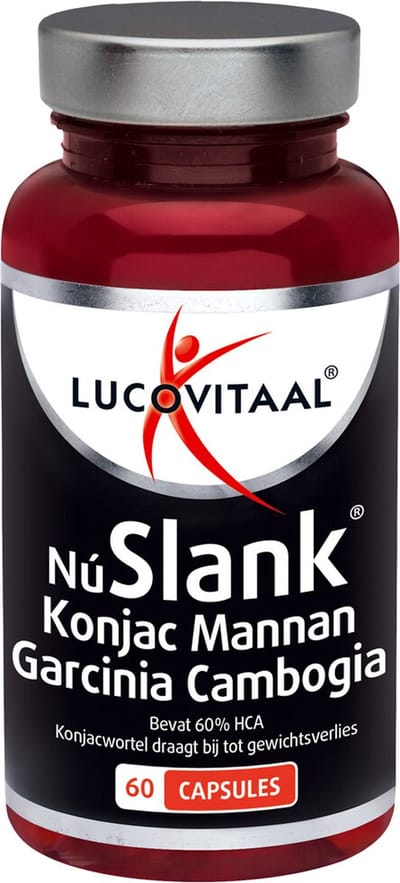 Lucovitaal Ideaal Gewicht Konjacwortel Garcinia Cambogia - 3 x 60 capsules - Voordeelverpakking