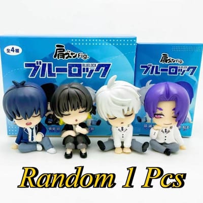 BLUE LOCK Blind Box Isagi Yoichi Bachira Meguru Nagi Seishiro Mikage Reo Model Speelgoed Schouder aan Schouder Actiemodel Kinder Cadeaus blue