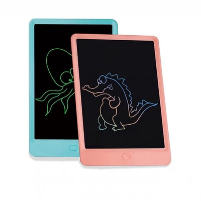 Ceekito Digitaal Tekenbord voor Kinderen - 10 Inch LCD Schrijftablet met Stylus Pen - Herbruikbaar & Uitwisbaar Elektronisch Notitieblok - Blauw