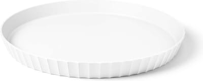 Serveerschaal - Dienblad - Serveerschaal - Atena - Kunststof - Medium - ø 30 x H 3 cm - Sneeuw wit
