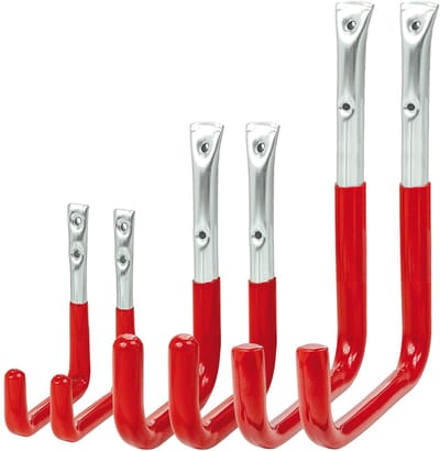 Unyqoos® Weerbestendige U-vormige wandhaken set voor zware lasten en buitengebruik