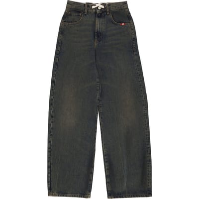 Jeans vrouw W Danielle Denim Green vuil