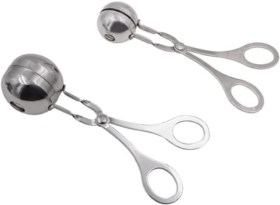 Dailygoods- Vleesballer roestvrij staal - Antiaanbakbal Maker - Keukentang - Koekjesdeeg Schep - Cake Pop Maker - Duurzaam en Corrosiebestendig - Gehaktballenmaker