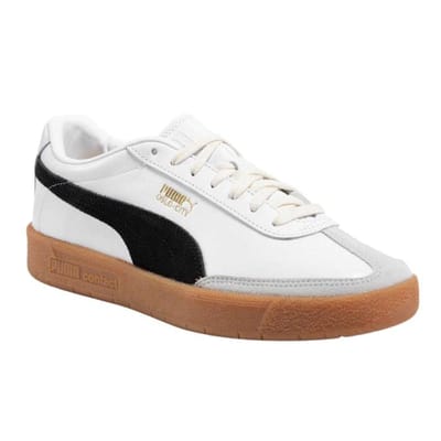 Puma Leren unisex volwassen sportschoenen (Wit, Zwart)