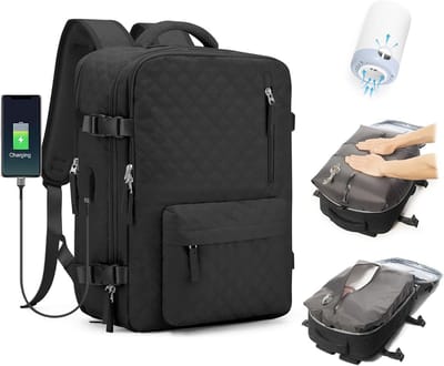 Reisrugzak met Vacuümsysteem voor Handbagage, Geschikt voor Ryanair