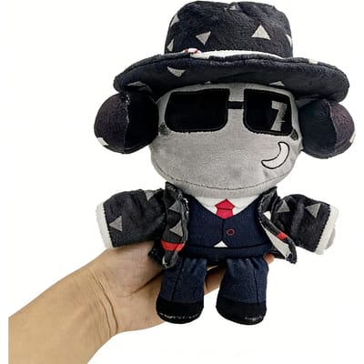 22cm Hoge Kwaliteit Chance Pluche uit het Spel Forsaken Zacht Knuffeldier Speelgoed Voor Kinderen Jongens Meisjes Verjaardagscadeau Huis Kamer Decoratie 23CM gray
