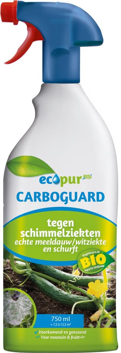 BSI - Ecopur Carboguard - Moestuin - Fungicide spray tegen schimmelziekten op fruit en groenten - 750 ml