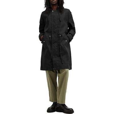 AllSaints Birdman Parka Black Maat: XL | Parka's Outlet | Heren | Zwart