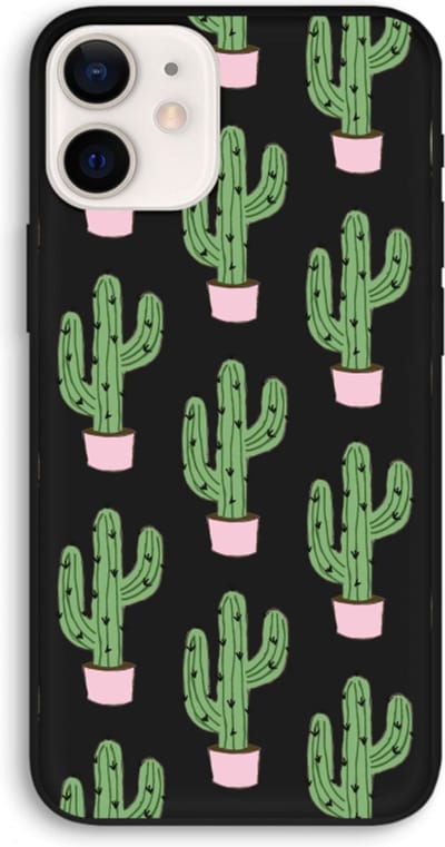 Case Company® - Hoesje geschikt voor iPhone 12 Pro hoesje - Cactus Lover - Biologisch Afbreekbaar Telefoonhoesje - Bescherming alle Kanten en Schermrand