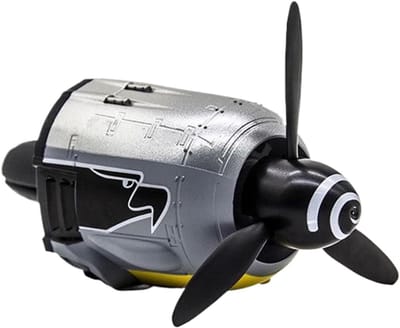 Auto Luchtverfrisser - Ventilatieclip Geur - Auto Interieur - Dynamisch Vliegtuigdesign - 10x8x8cm - Zilverkleurig