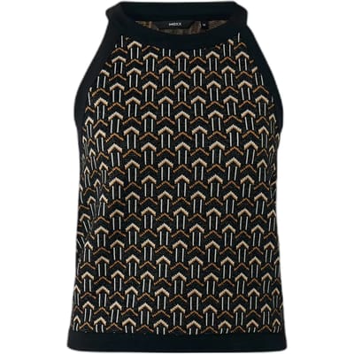 Geometrisch jacquardprint tanktop dames Mexx