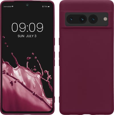 kwmobile telefoonhoesje geschikt voor Google Pixel 7 Pro - Hoesje voor smartphone - Back cover in bordeaux-violet