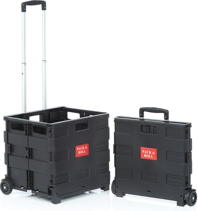 Seco opvouwbare krat - 42 x 40.5 x 38cm - zwart - tot 35kg - SE-ZY-LC-BK