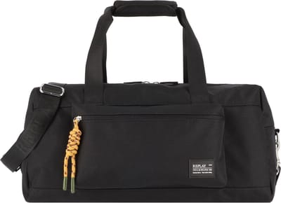 REPLAY Reistas Schoudertas Weekender Total Black Zwart