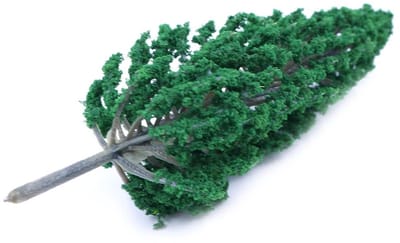Dailygoods- Mini Bomen 10 Stuks - Model Pijnbomen - Miniatuur Bos - Spoorweg Landschap - Architectuur Bomen - Duurzaam Kunststof - Modelbomen